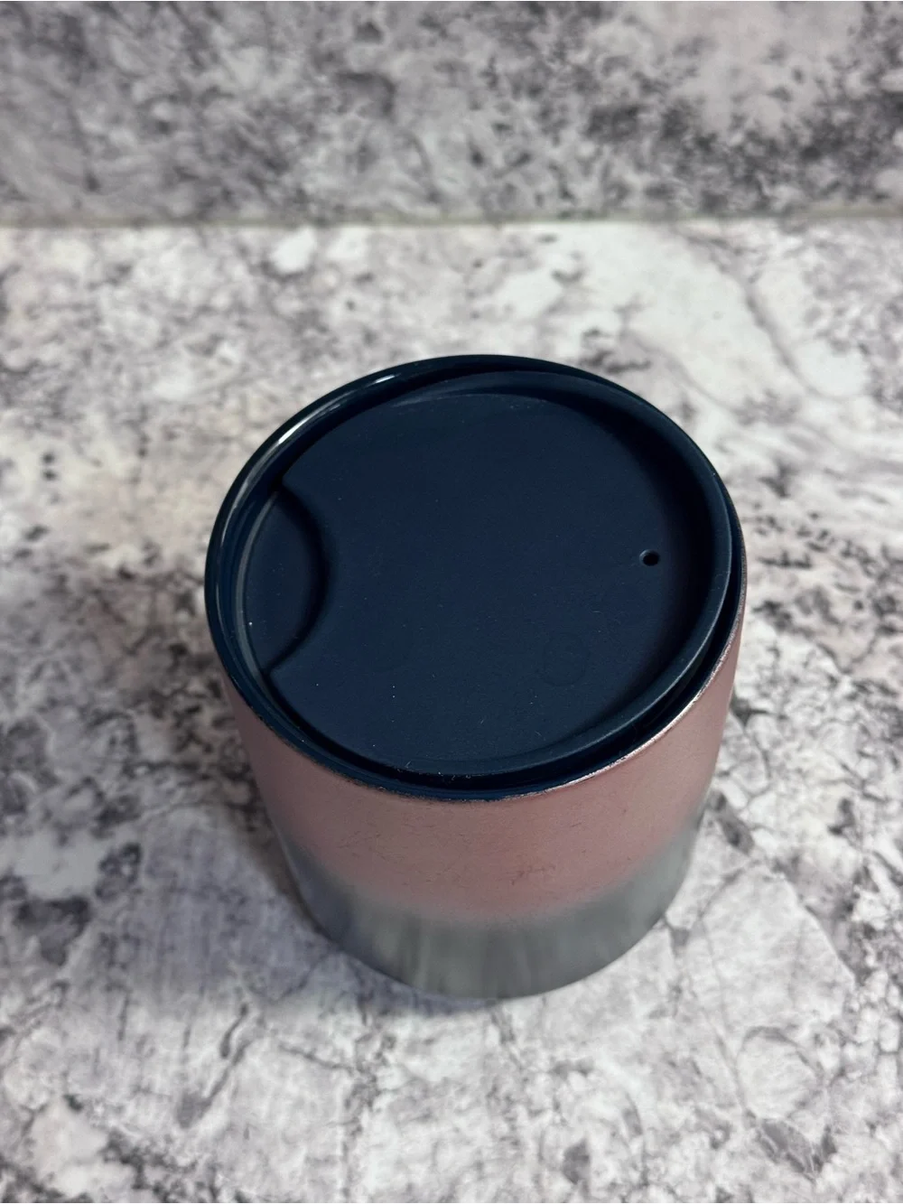 Starbucks Rose Gold Charcoal Ombre 8oz Ceramic Travel Mug